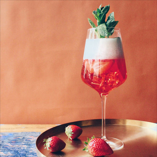 Strawberry Rosé Spritzer