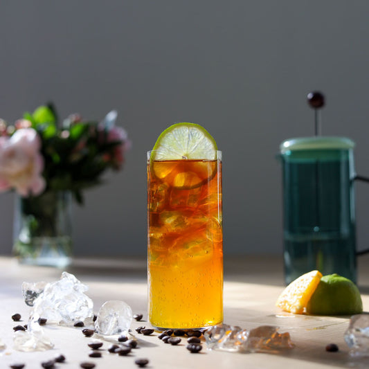 Peach Coffee & Tonic