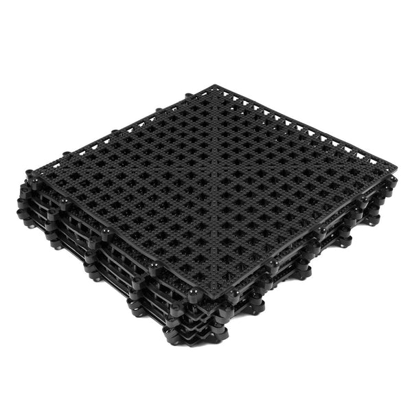 Flexi Deck Black 30 x 30 cm, 9-pack