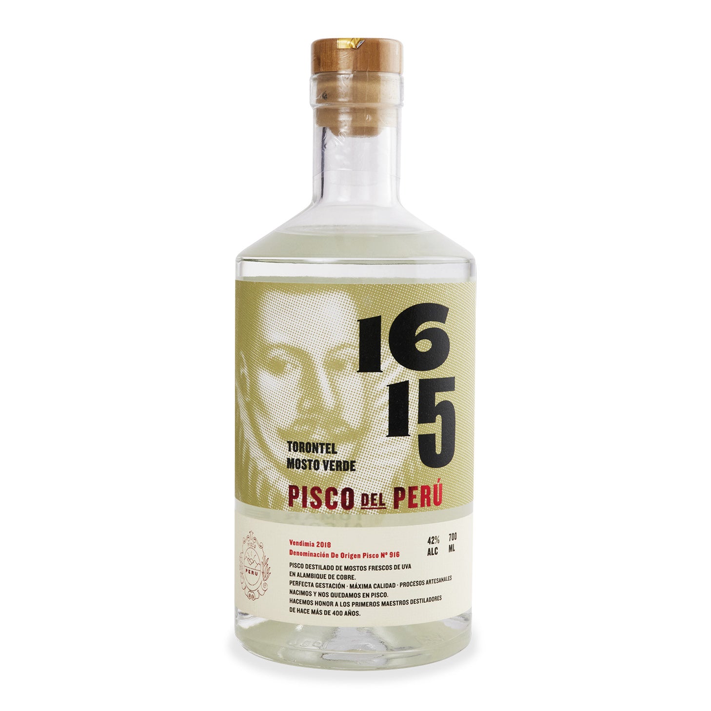 Pisco 1615 Mosto Verde Torontel 42% 70 cl