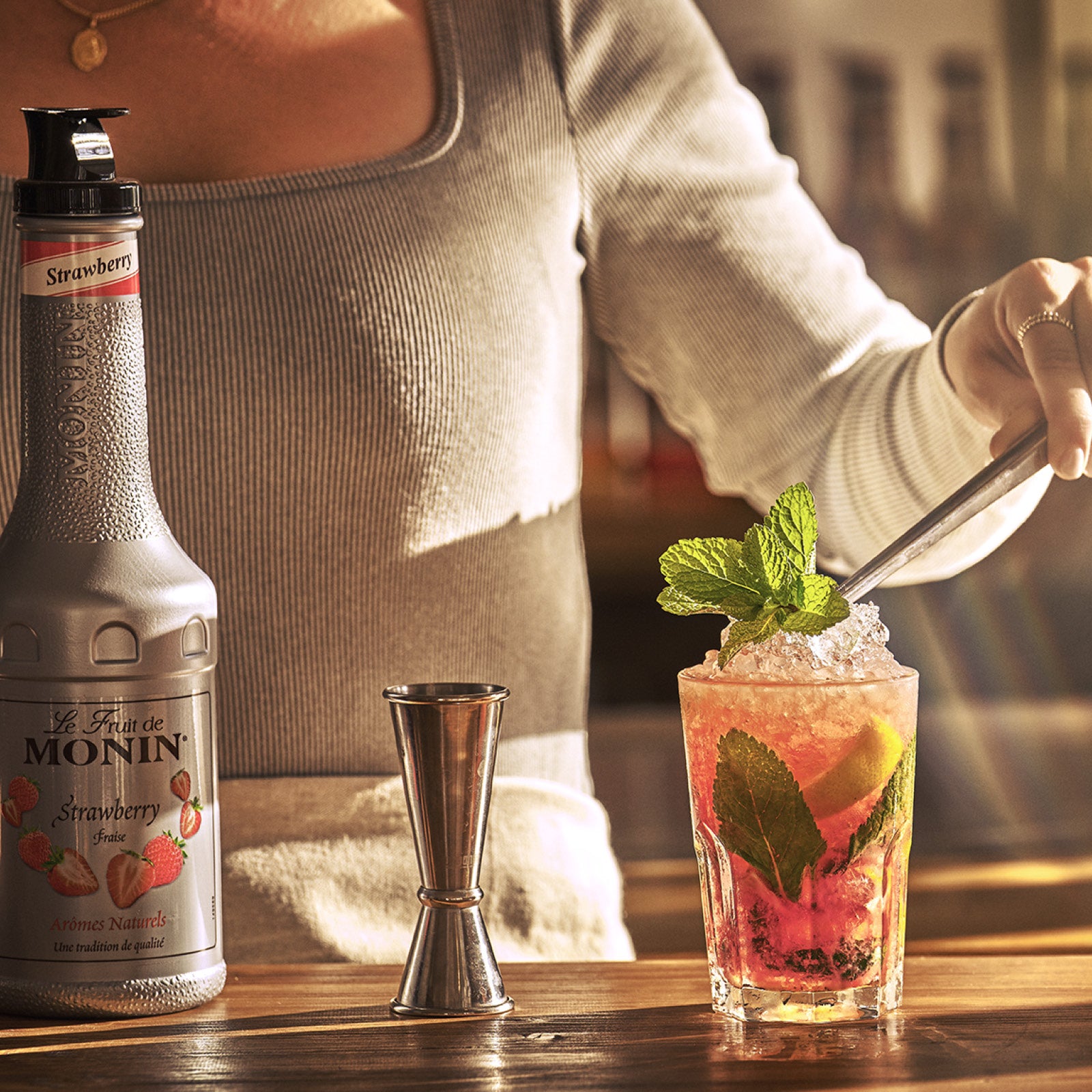 Monin Strawberry Purée 100 cl