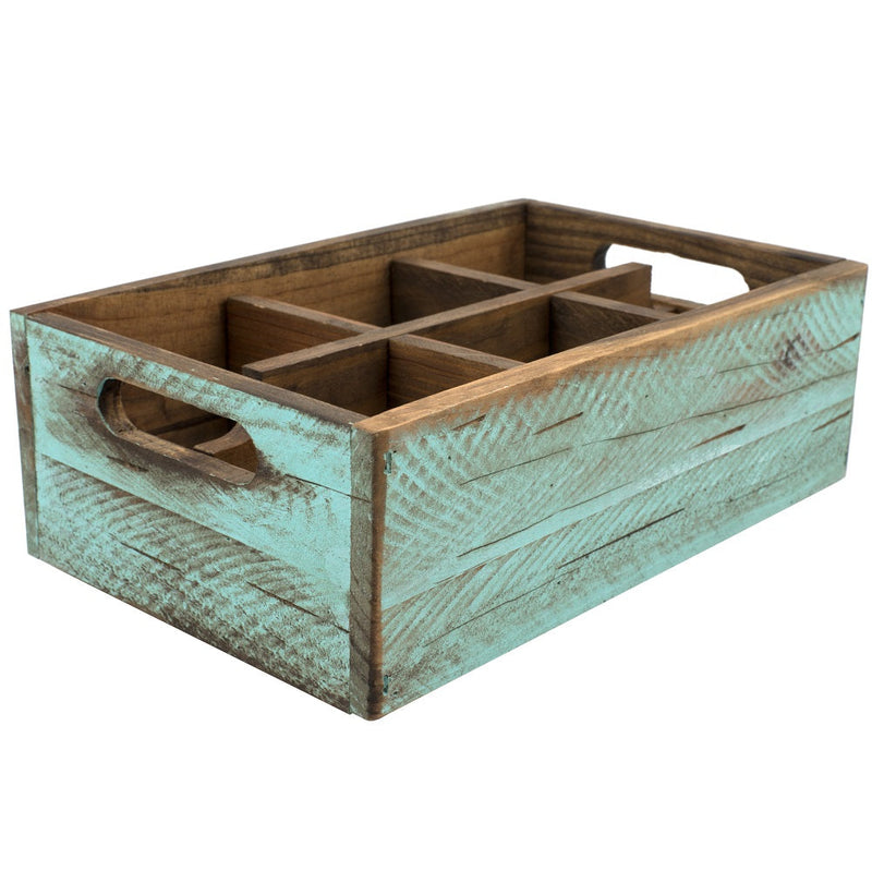 Wooden Box Large Turquoise 17 x 27 cm