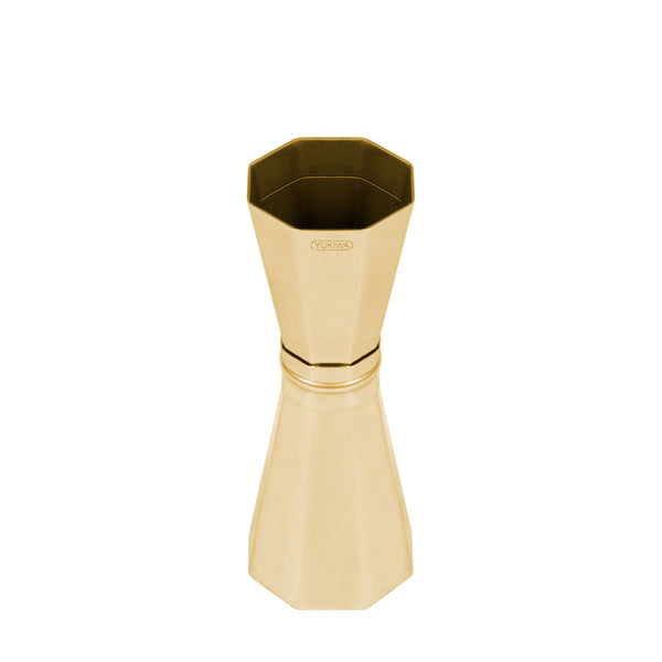 Yukiwa Jigger Octagon Gold 33/45 ml