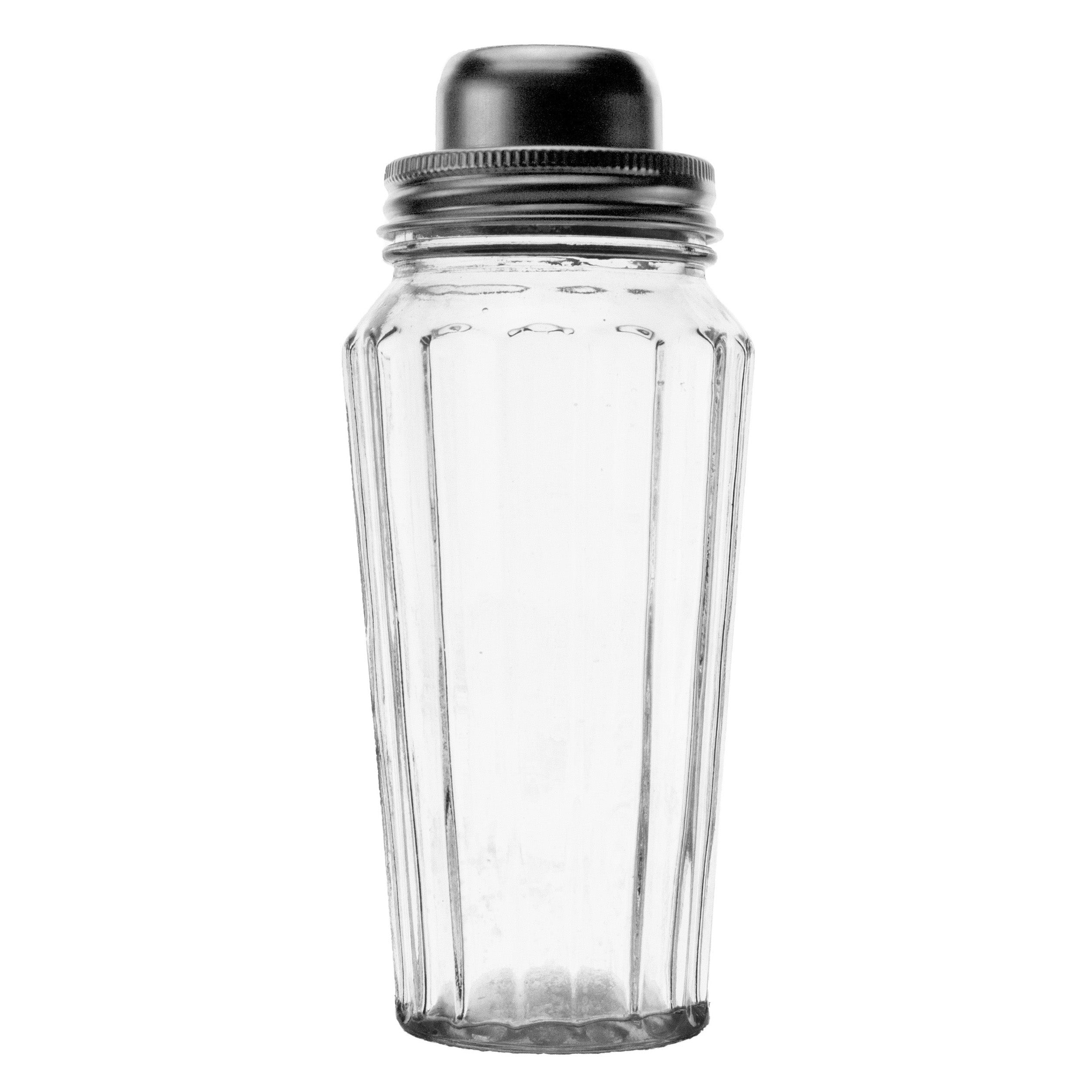 2pcs Glass Shaker Paneled 695 ml