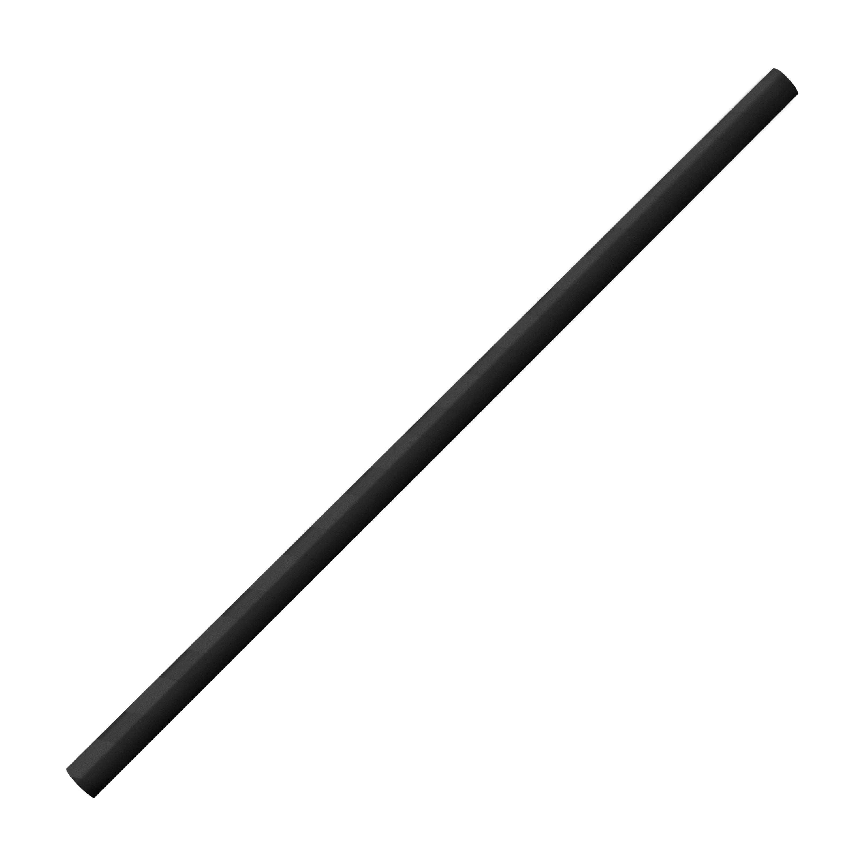 Paper Straw Black Ø 8 x 200 mm, 250 pcs