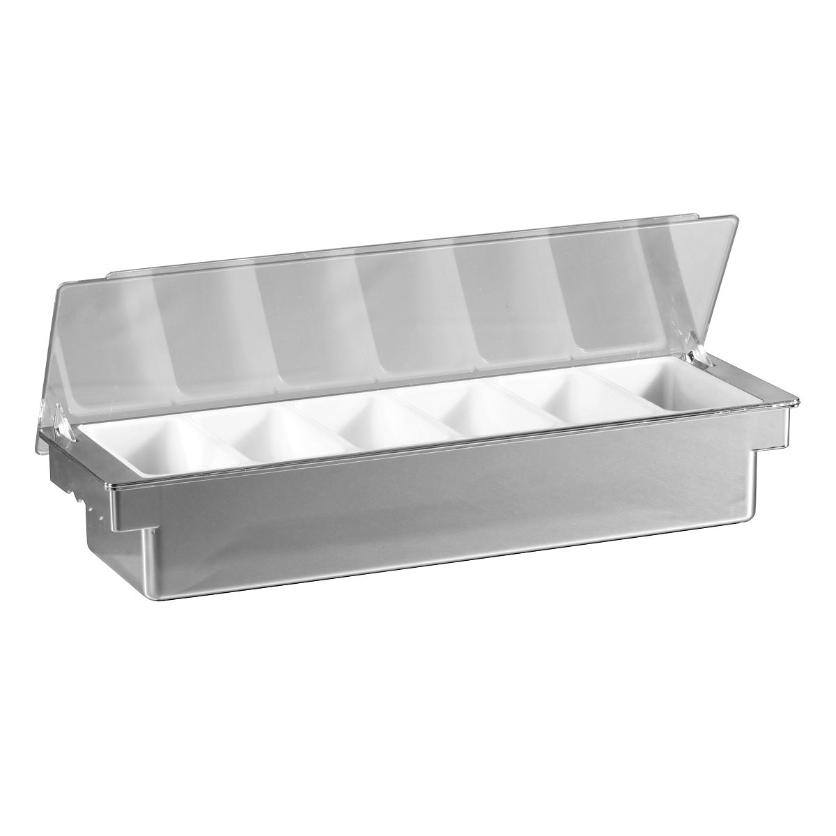 Cocktail Dispenser Plastic Chrome 6 Inserts