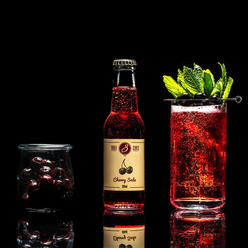 Three Cents Cherry Soda, 24 x 200 ml