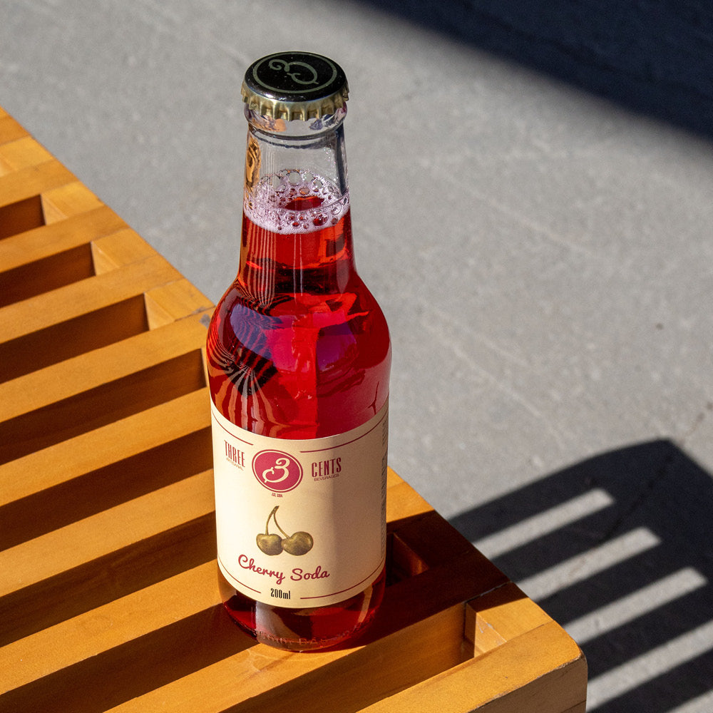 Three Cents Cherry Soda, 24 x 200 ml