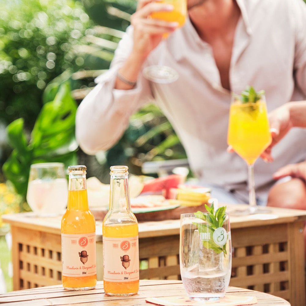 Three Cents Mandarin & Bergamot Soda, 24 x 200 ml