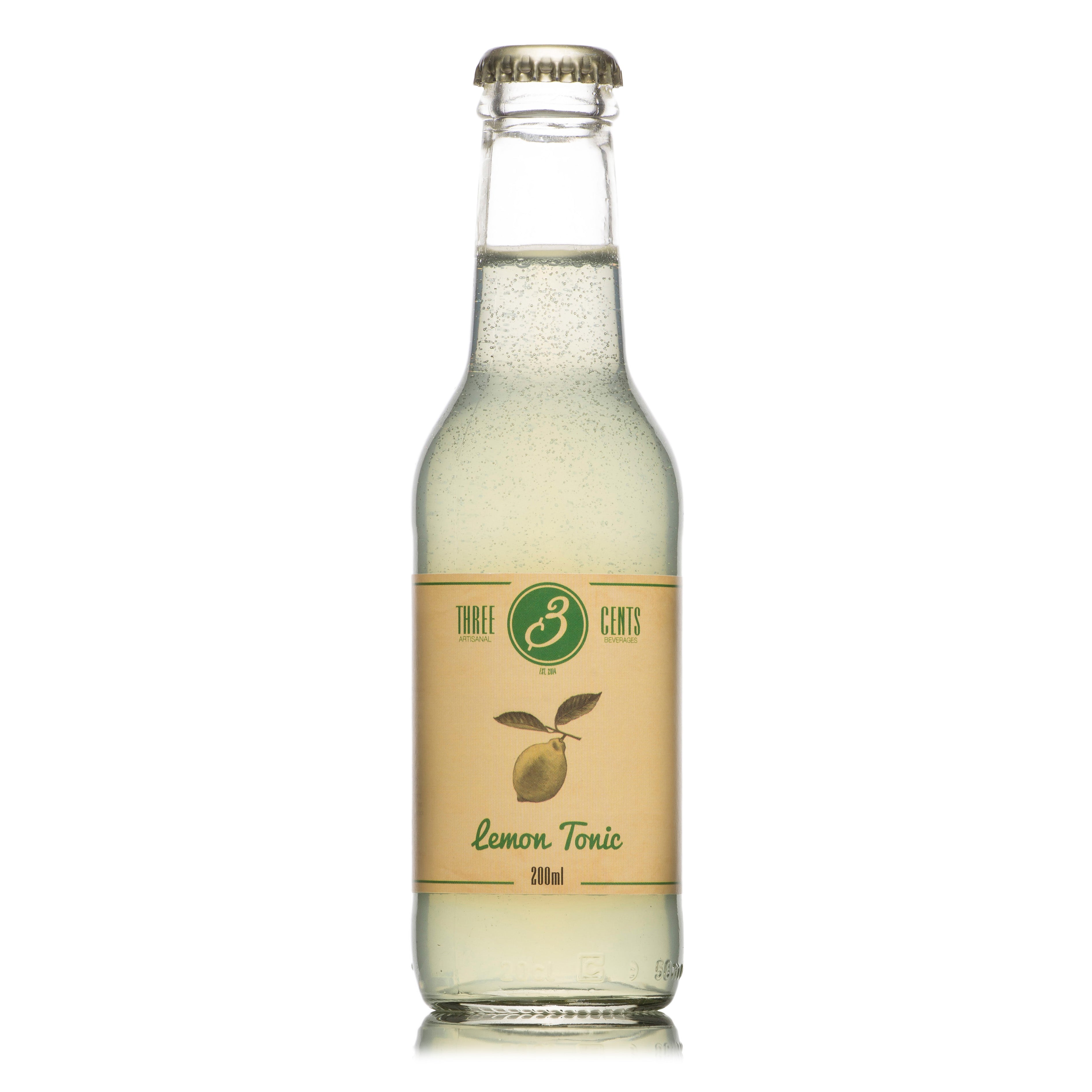 Three Cents Lemon Tonic, 24 x 200 ml