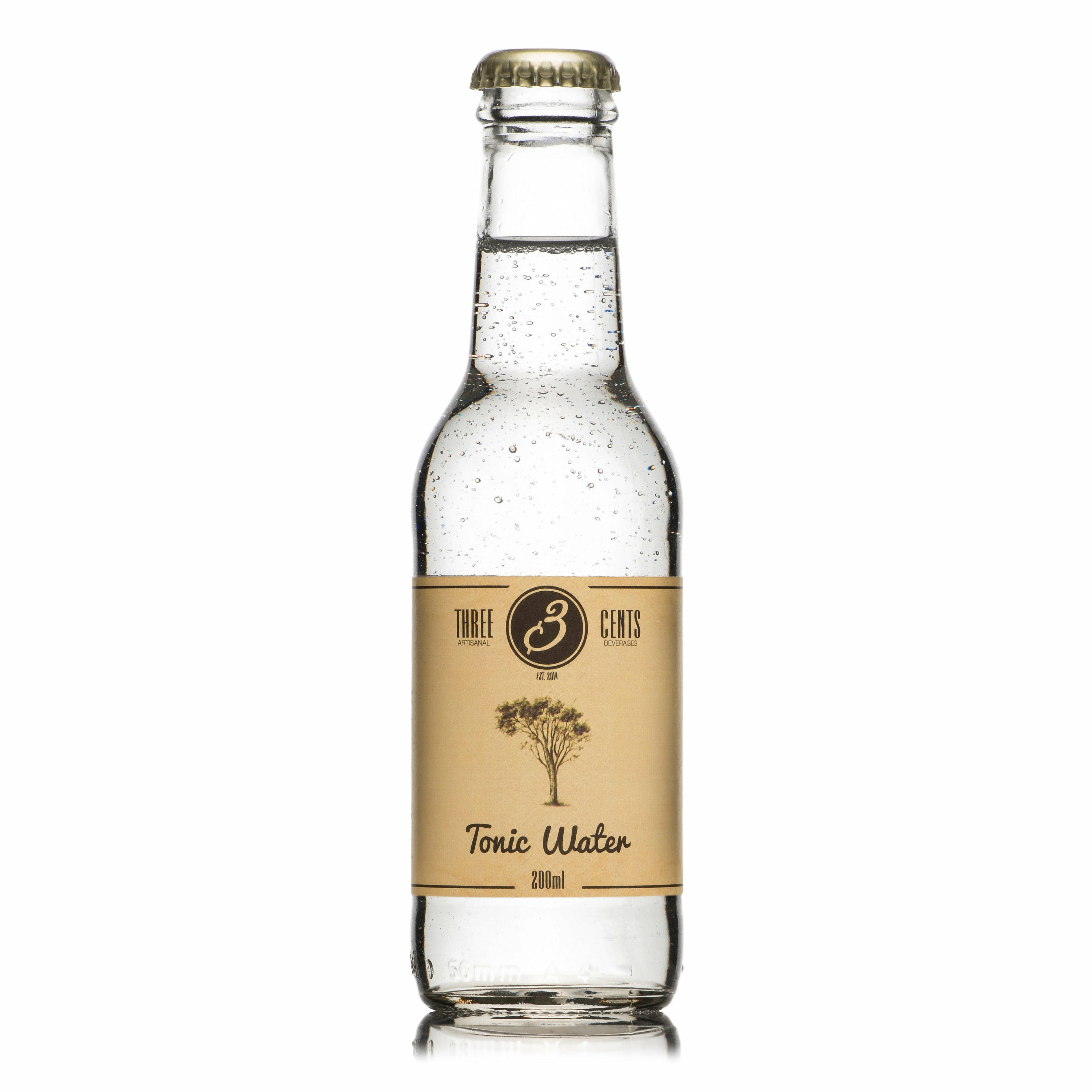 Three Cents Tonic Water, 24 x 200 ml